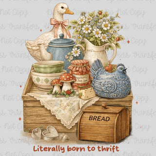 Bread Box Goose Vintage