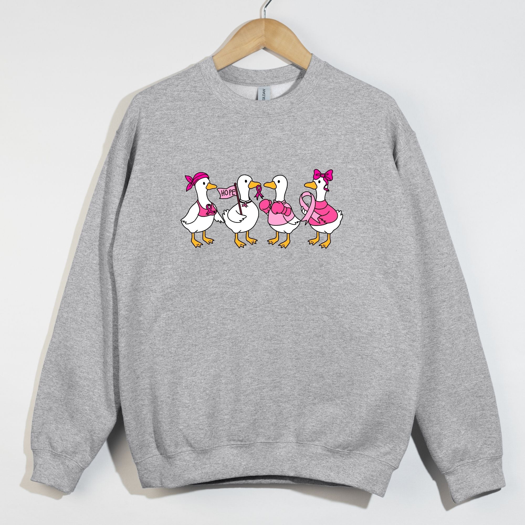 Breast Cancer Awareness Geese Pink