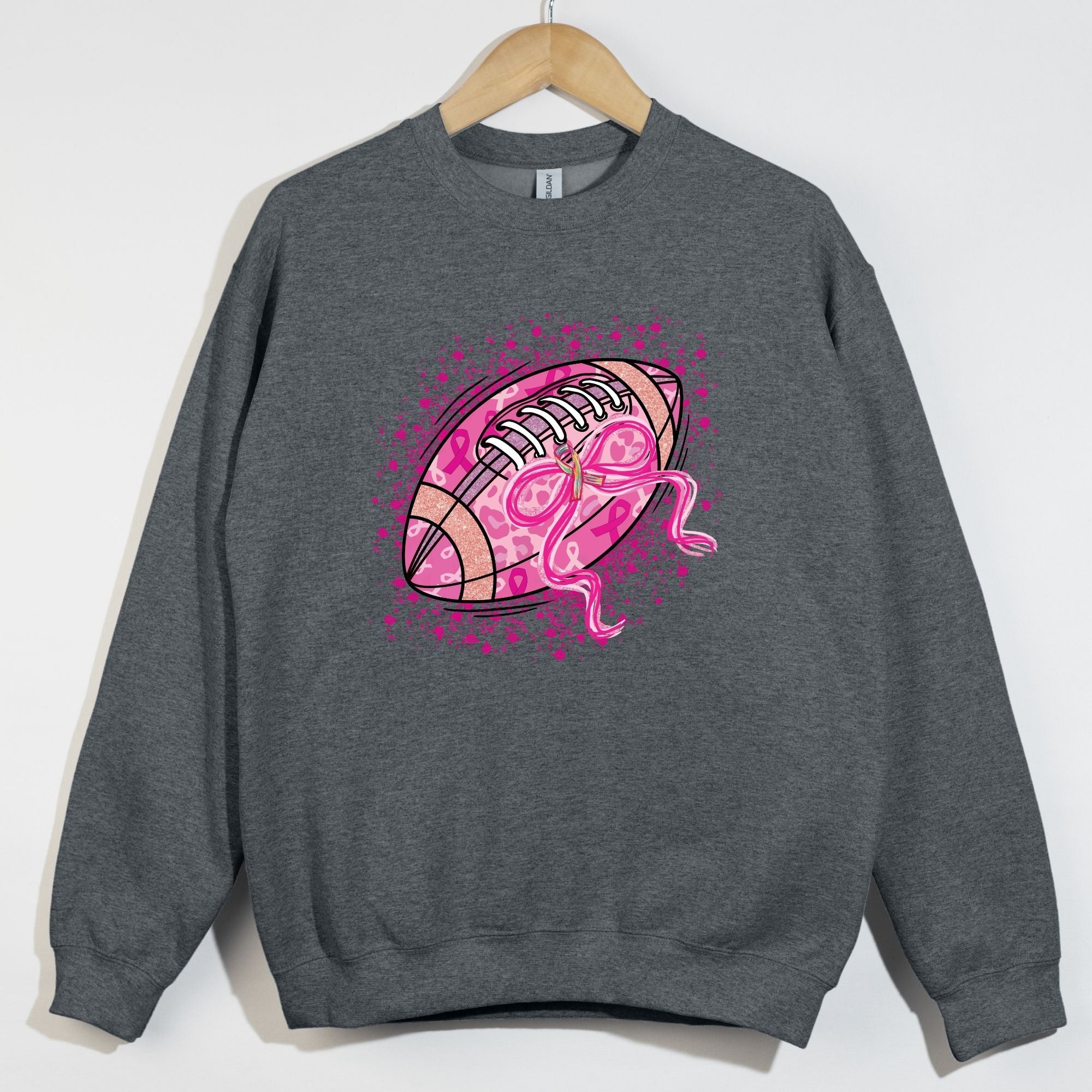 Breast Cancer Awareness Splatter Football