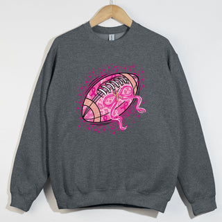 Breast Cancer Awareness Splatter Football