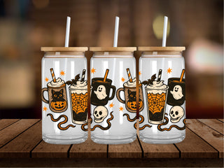 Brewed Halloween 16 Oz Wrap