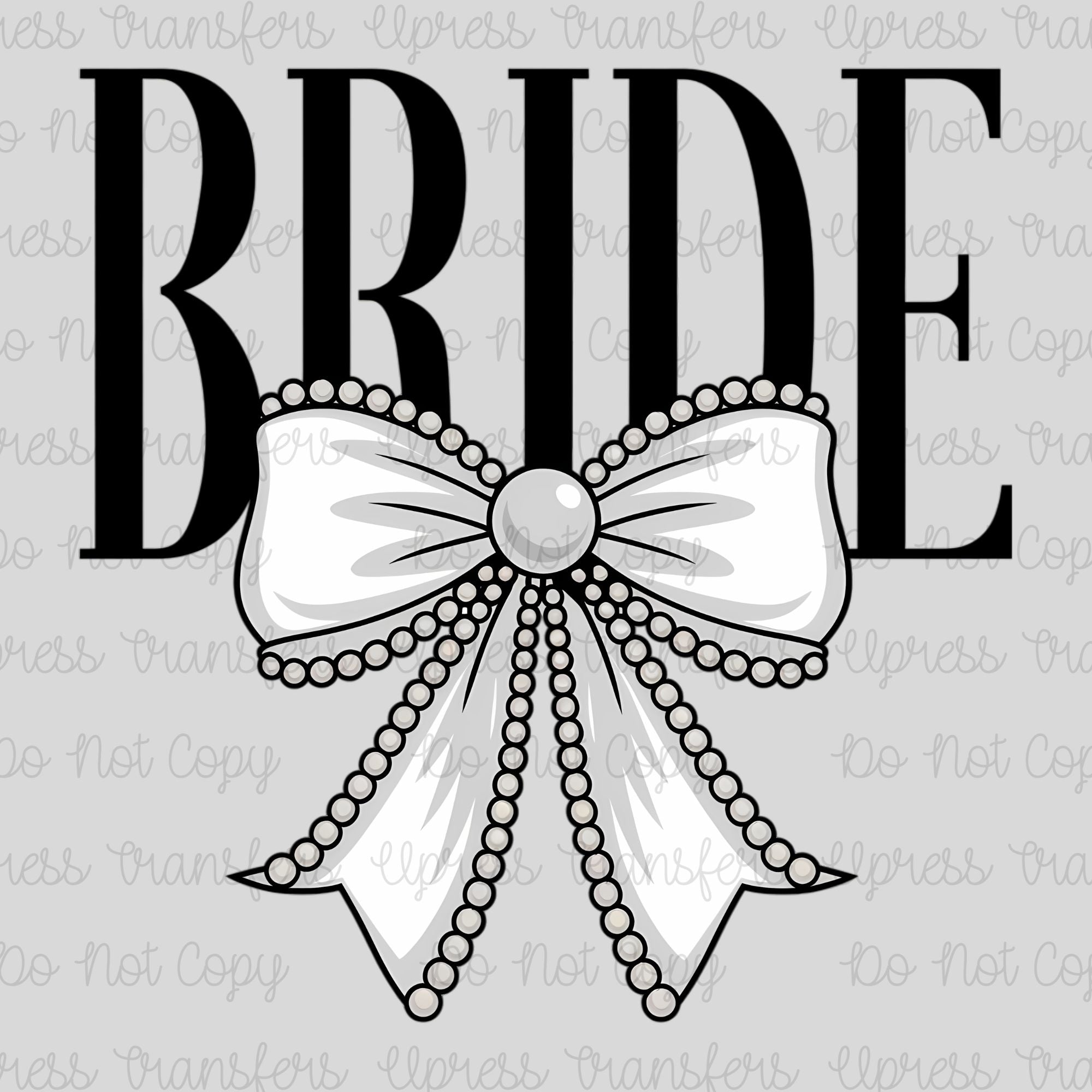 Bride Pearl Bow Cute