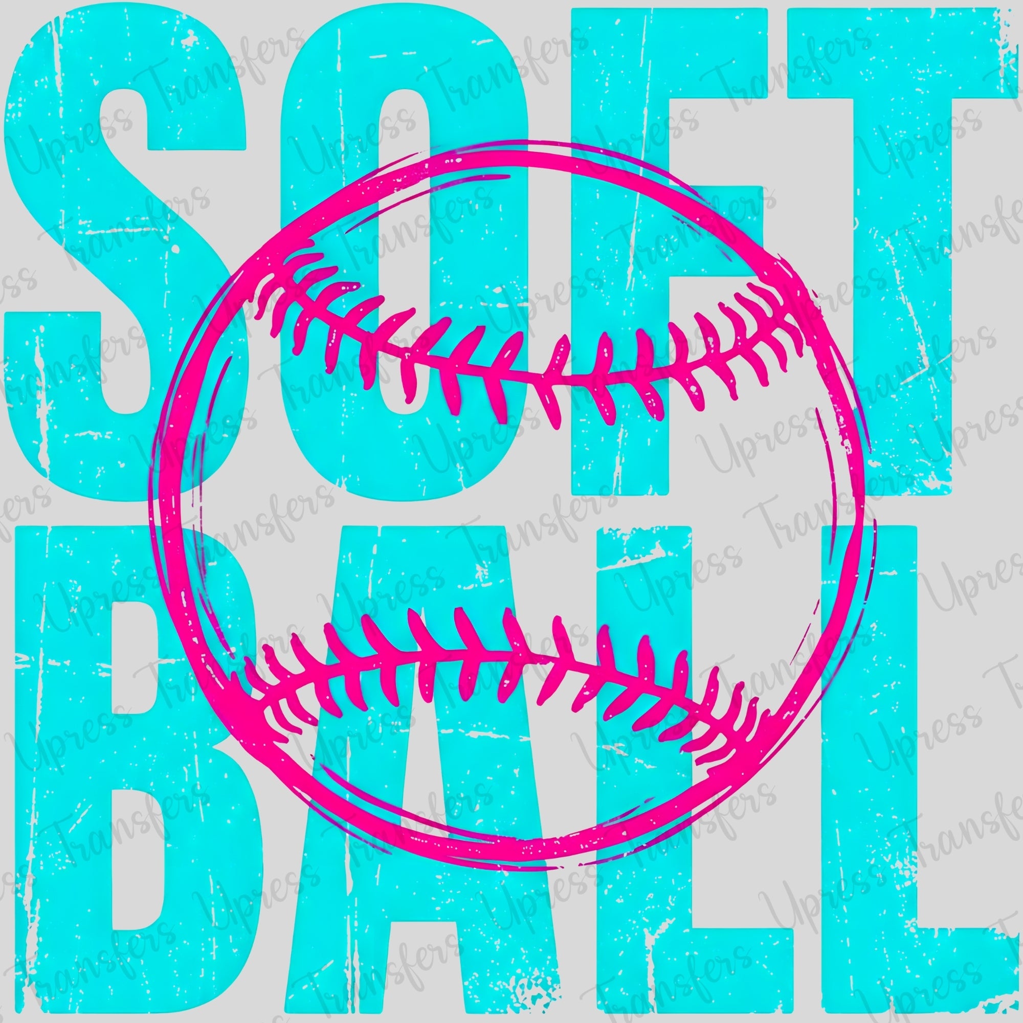 Bright Blue Softball