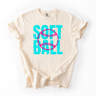 Bright Blue Softball