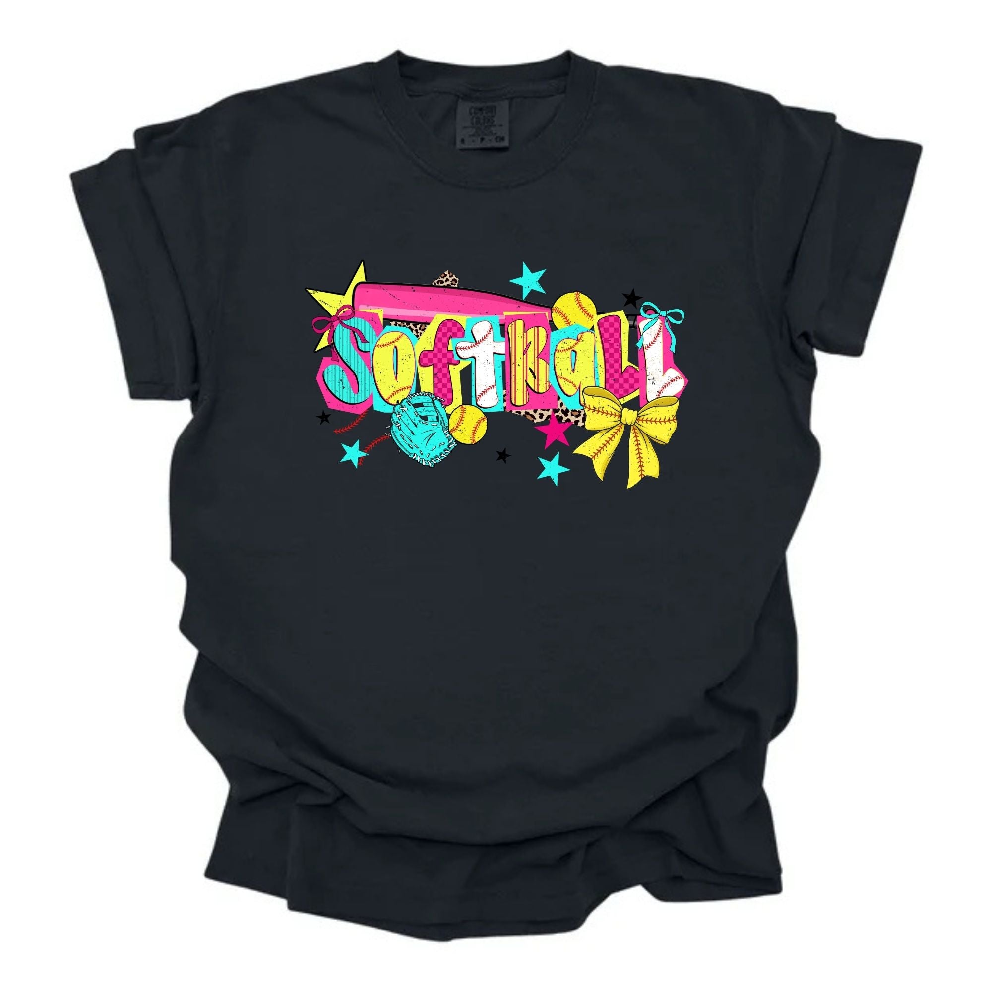 Bright Colorful Softball