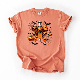 Bright Orange Bow Nurse