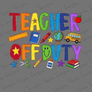 Bright colorful Teach off