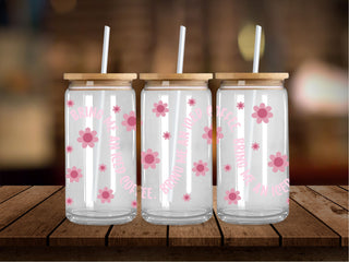 Bring Me and Iced Coffee Flowers 16 Oz Wrap