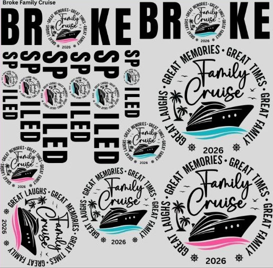 Broke Family Cruise