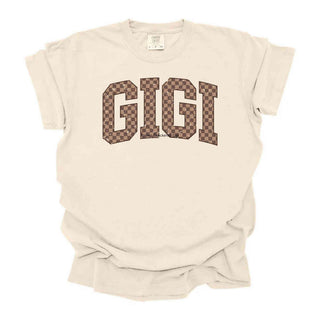 Brown Checkered Gigi