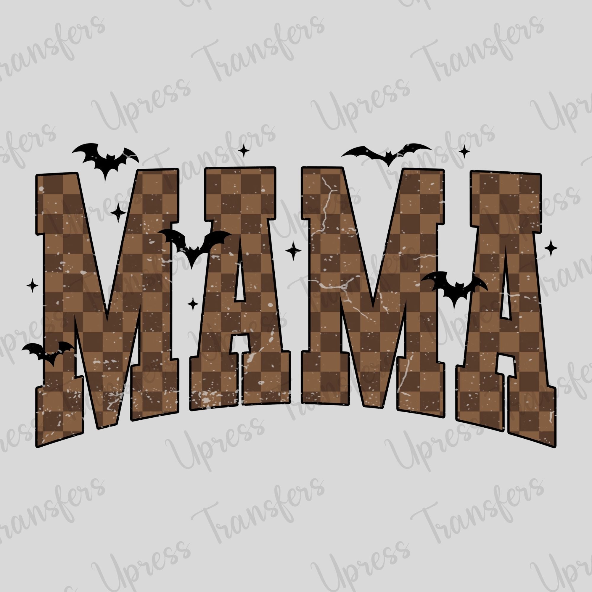 Brown Checkered Mama With Bats