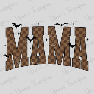 Brown Checkered Mama With Bats