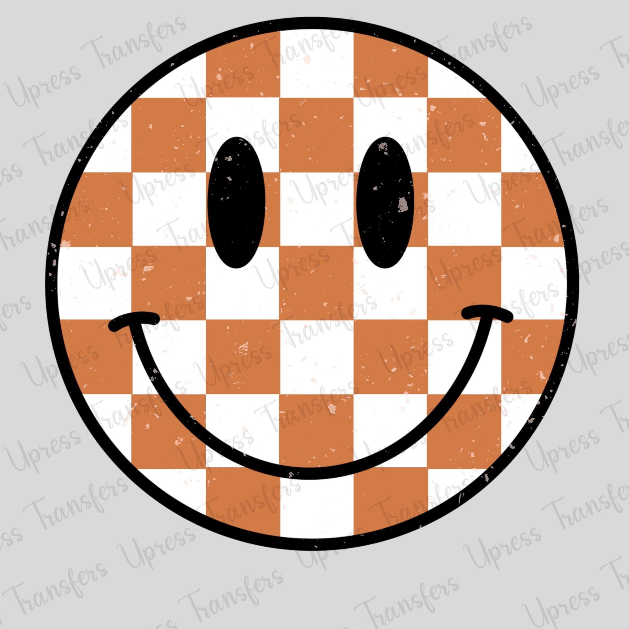Brown Checkered Smiley