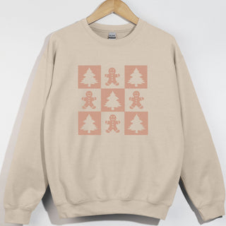 Brown Gingerbread Checkered