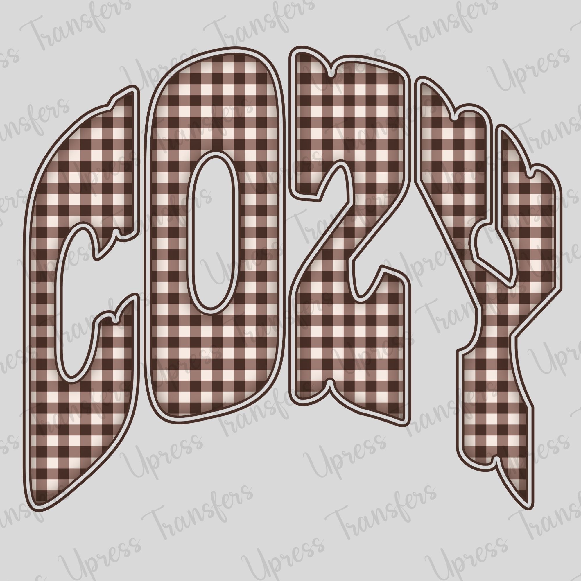 Brown Gingham Cozy