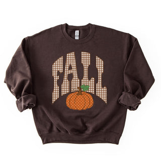 Brown Gingham Fall
