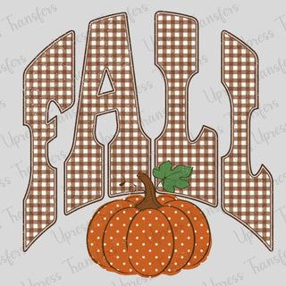 Brown Gingham Fall