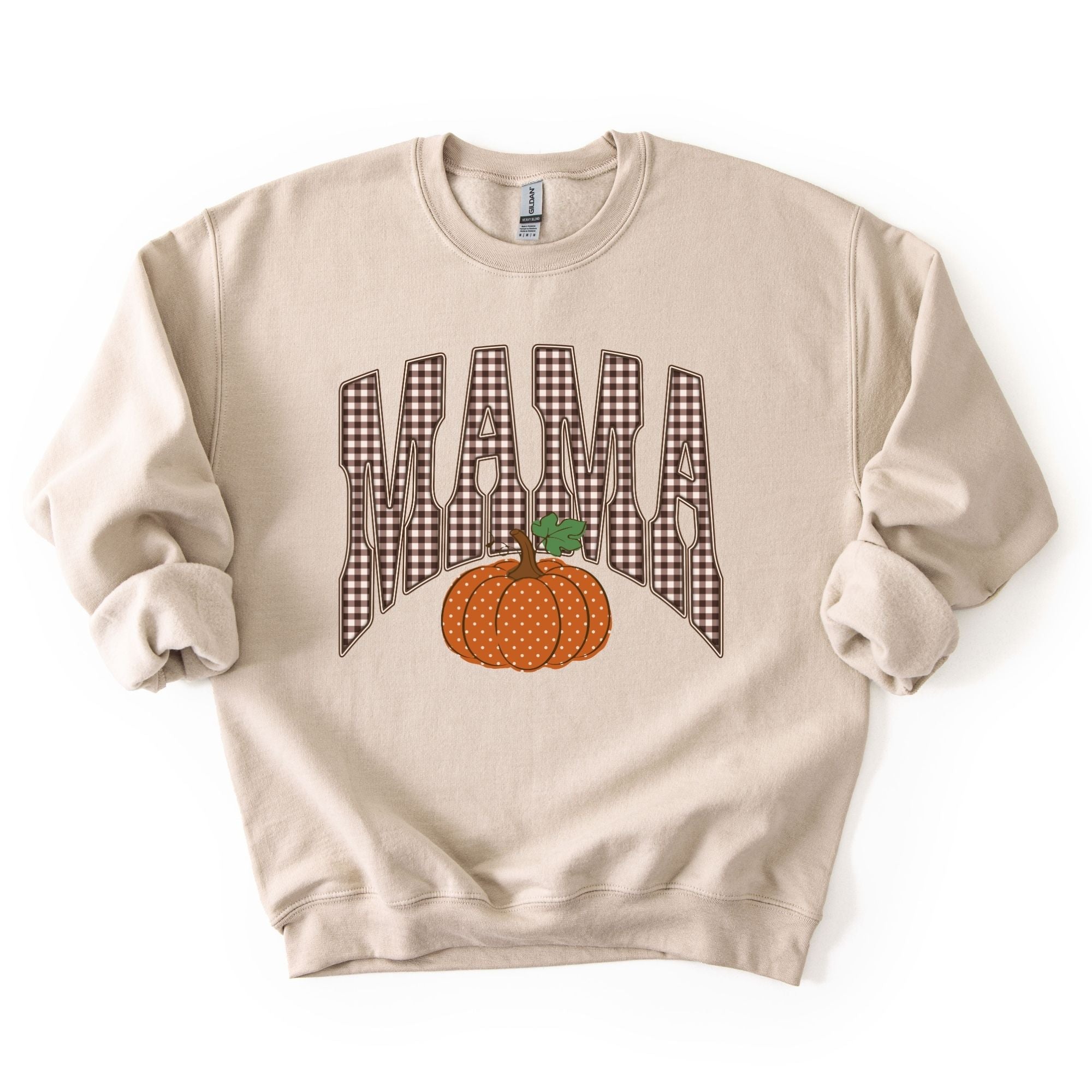 Brown Gingham Mama