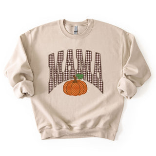 Brown Gingham Mama