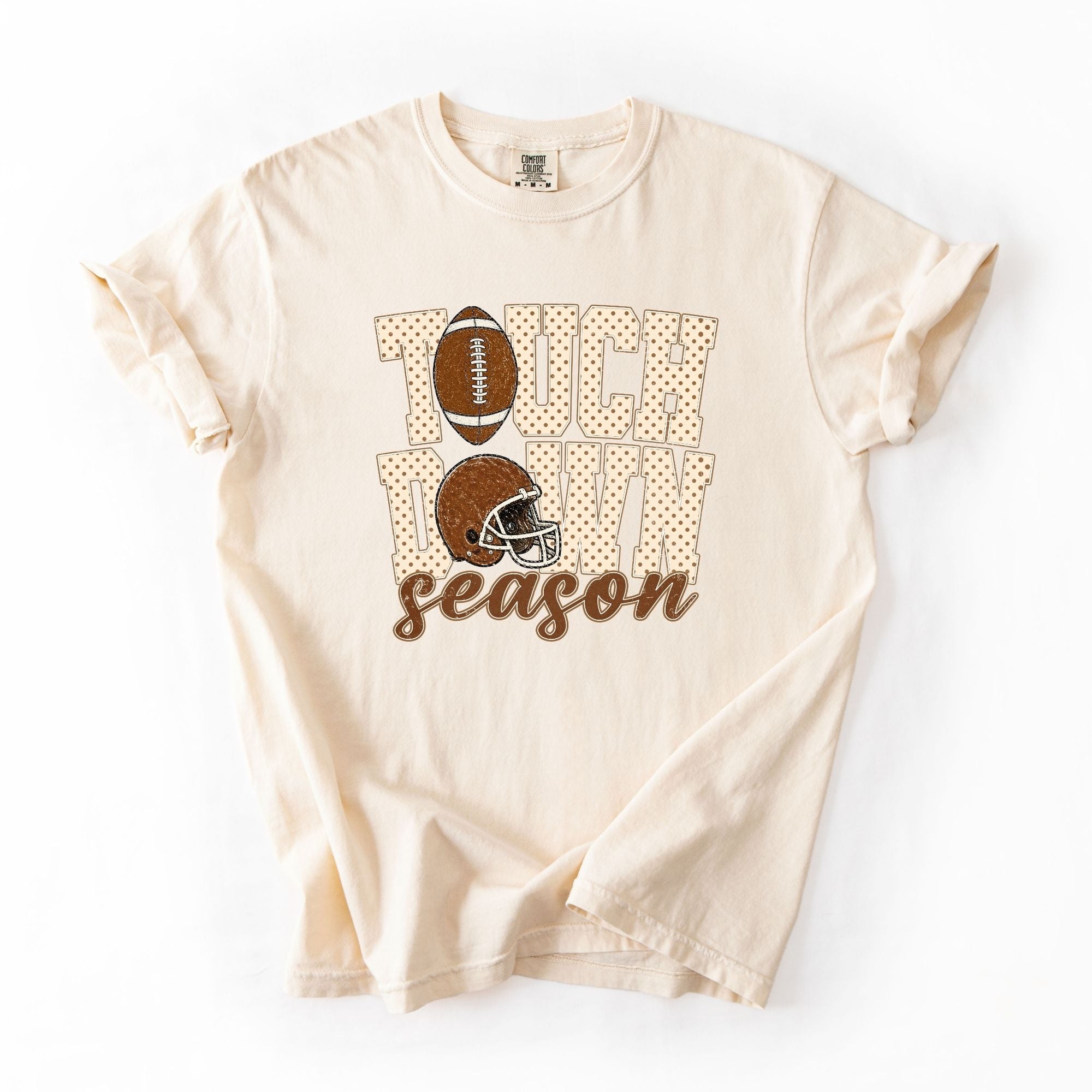 Brown Polka Dots Touchdown Season