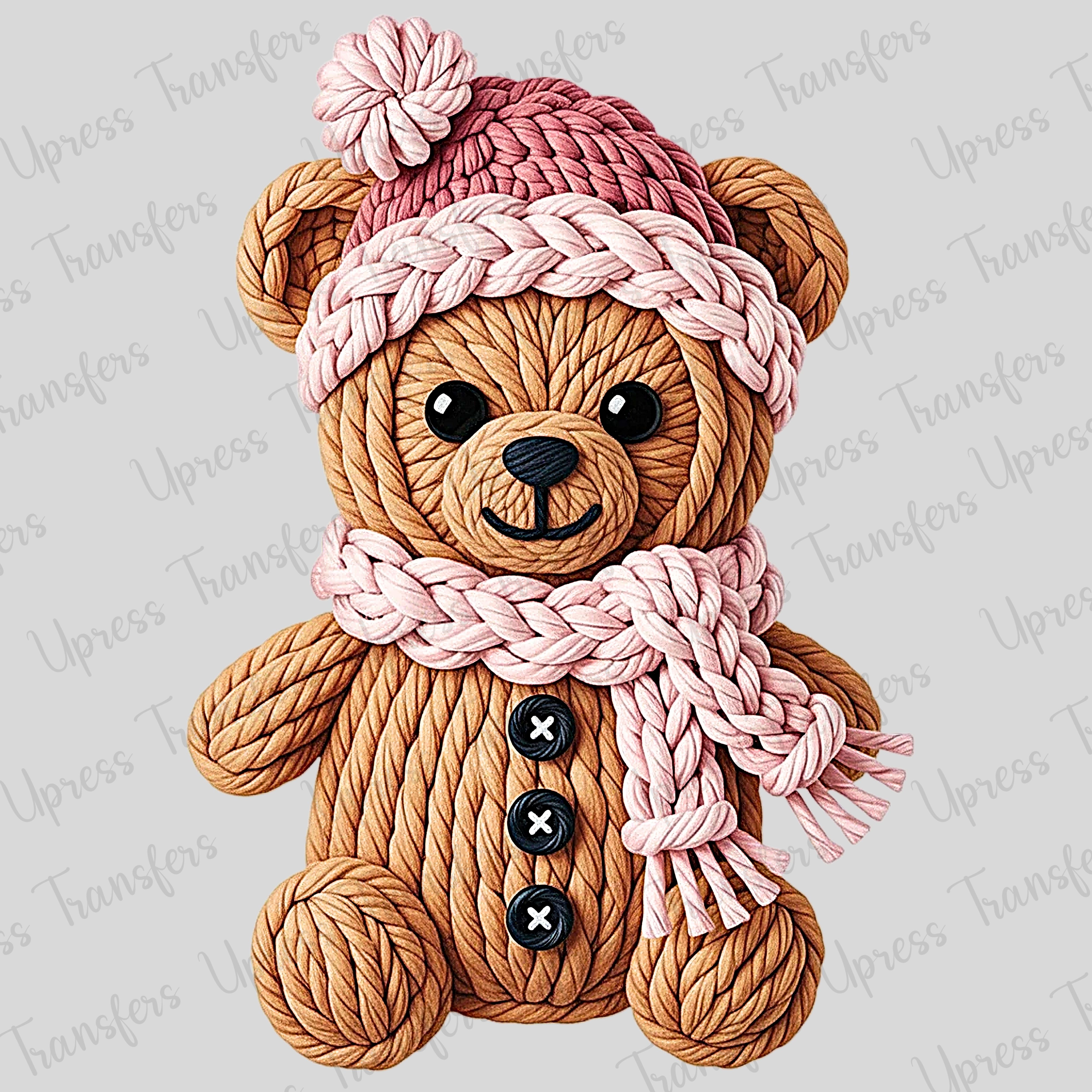Brown Sewn Teddy
