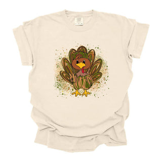 Brown and Green Splatter Turkey