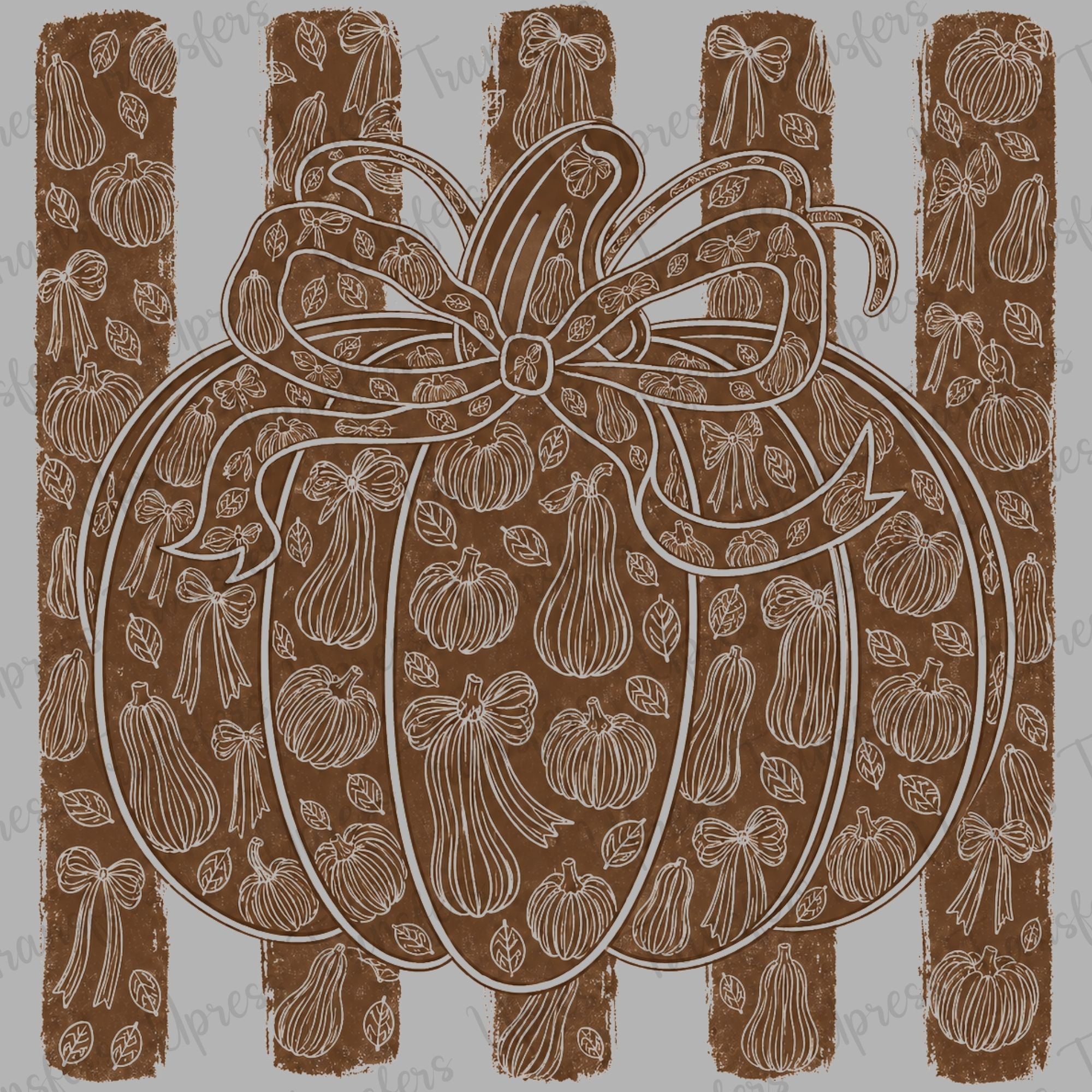 Brown and White Pumpkin