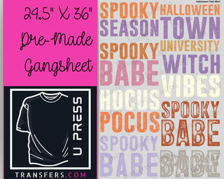 Halloween Text Mini