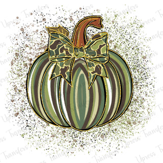 Brush Stroke Camo Pumpkin