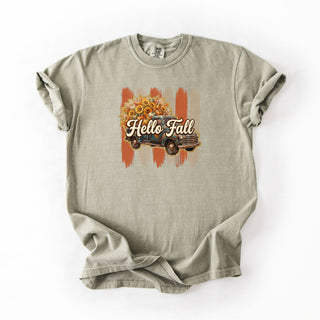 Brush Stroke Hello Truck Fall
