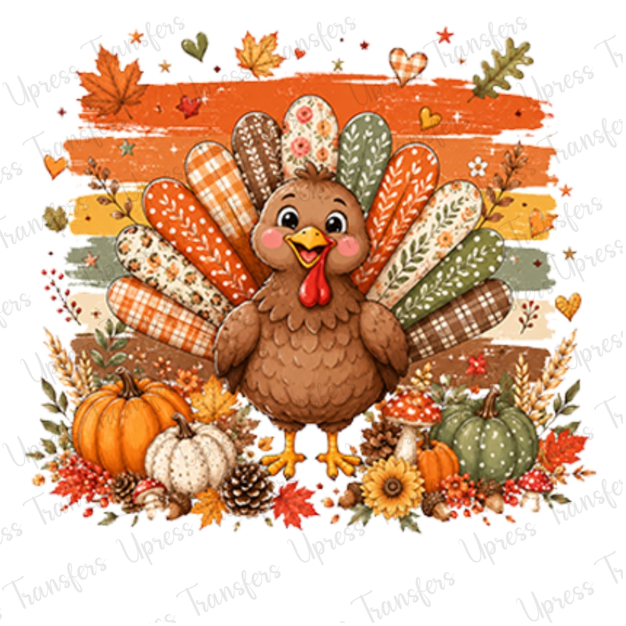 Brush Stroke Turkey Fall