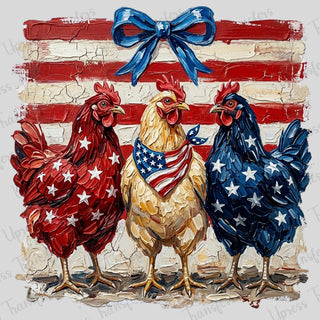 Brushstroke Chicken Trio USA