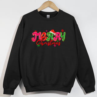 Brushstroke Merry Santa Hat