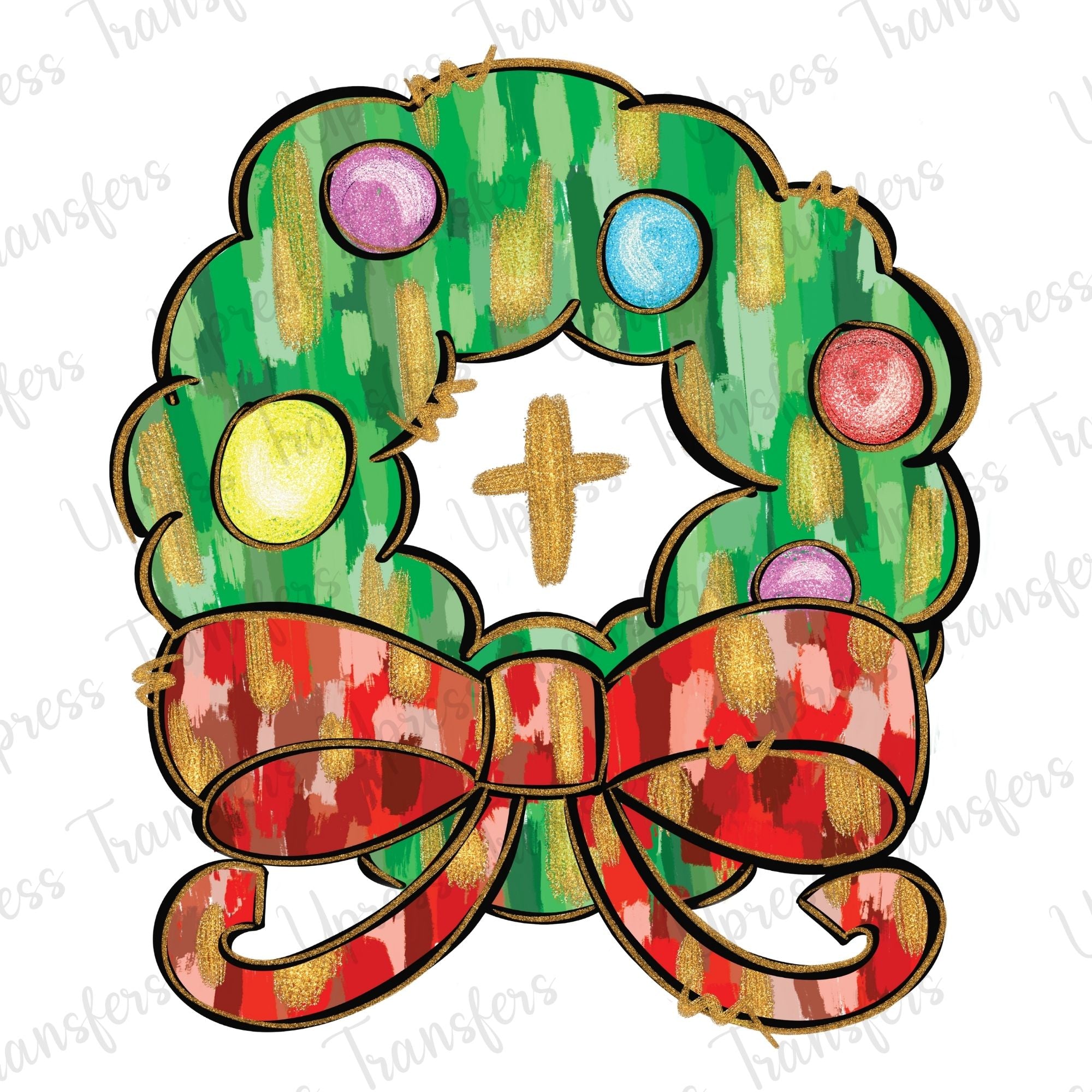 Brushstroke Wreath Doodle