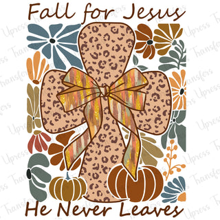 Bubble cross cheetah fall for Jesus