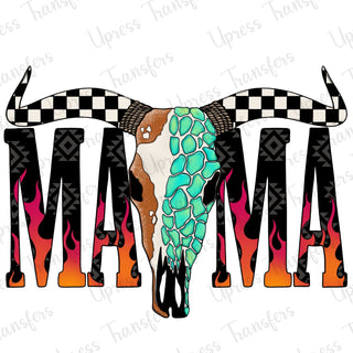 Bull Head Flaming Mama