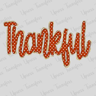 Burnt Orange Thankful