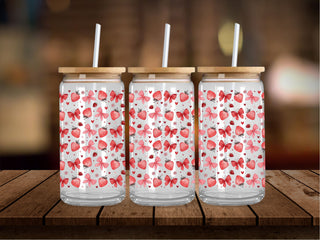 Butterfly Bows and Berries 16 Oz Wrap