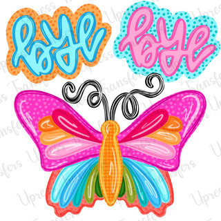 Bye Bye Butterfly Doodle