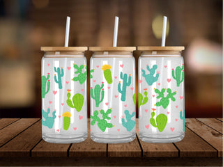 Cacti Hearts 16 Oz Wrap