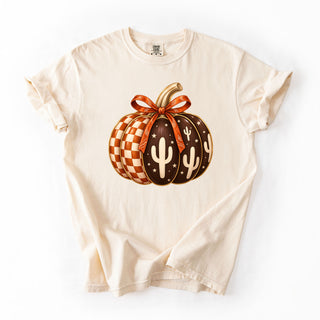 Cactus Plaid Pumpkin