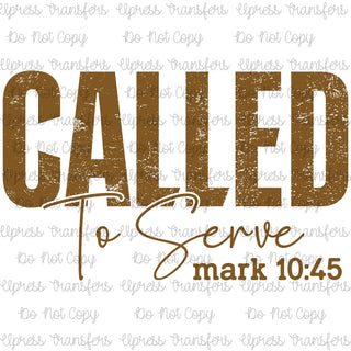 Called To Serve