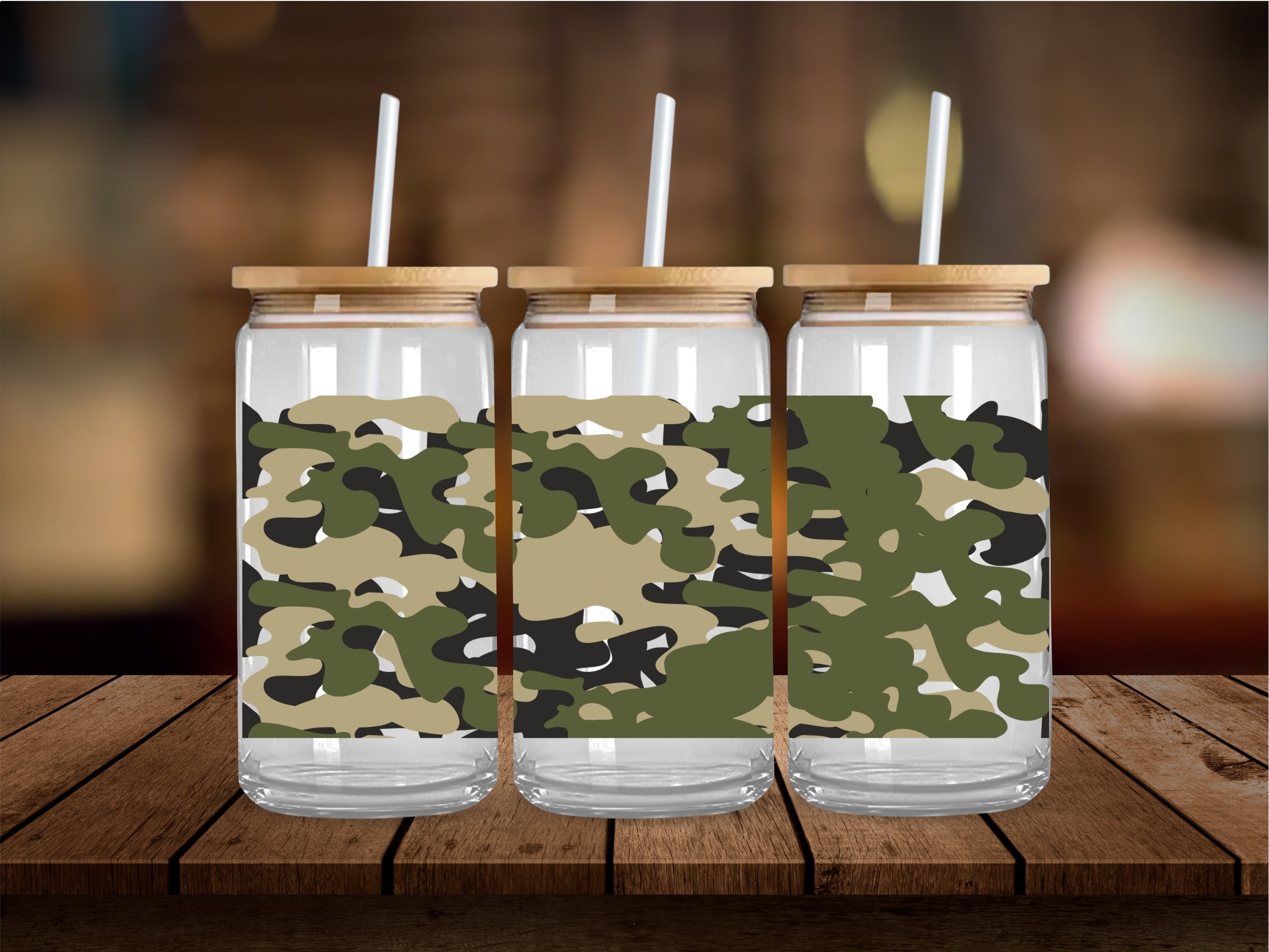 Camo 16 Oz Wrap