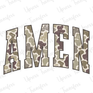 Camo Amen Varsity