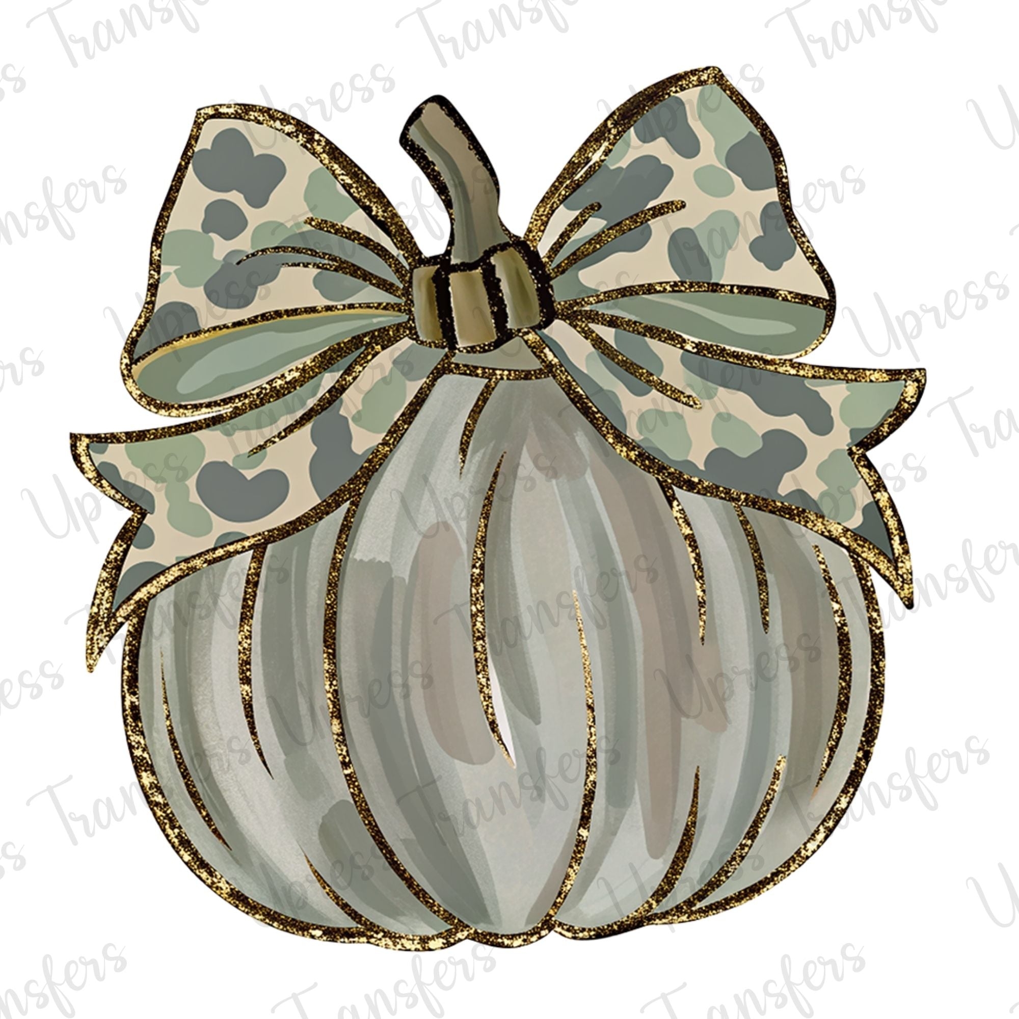 Camo Brushstroke Pumpkin