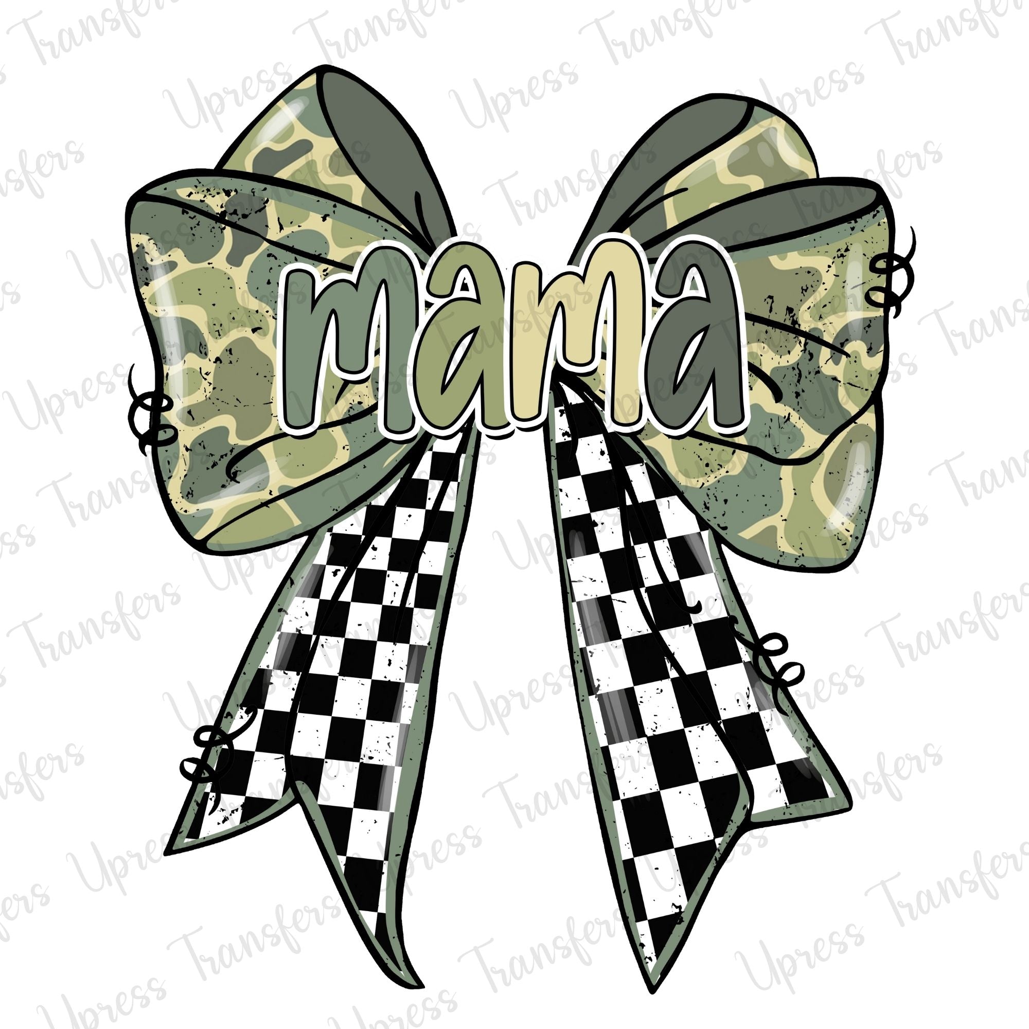 Camo Checkered Mama