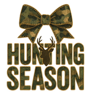 Camo Distressed Hunting Season