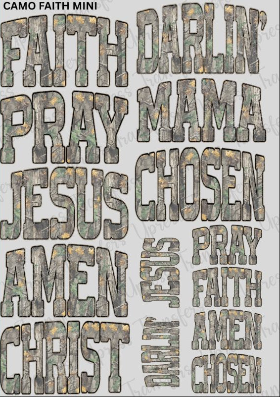Camo Faith Mini