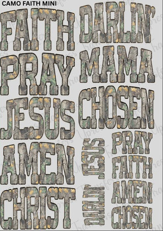 Camo Faith Mini