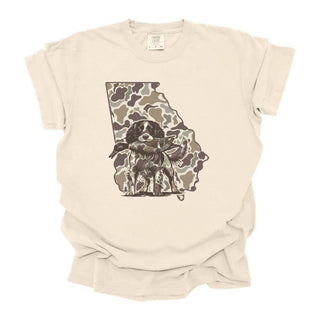 Camo GA State Hunting Dog